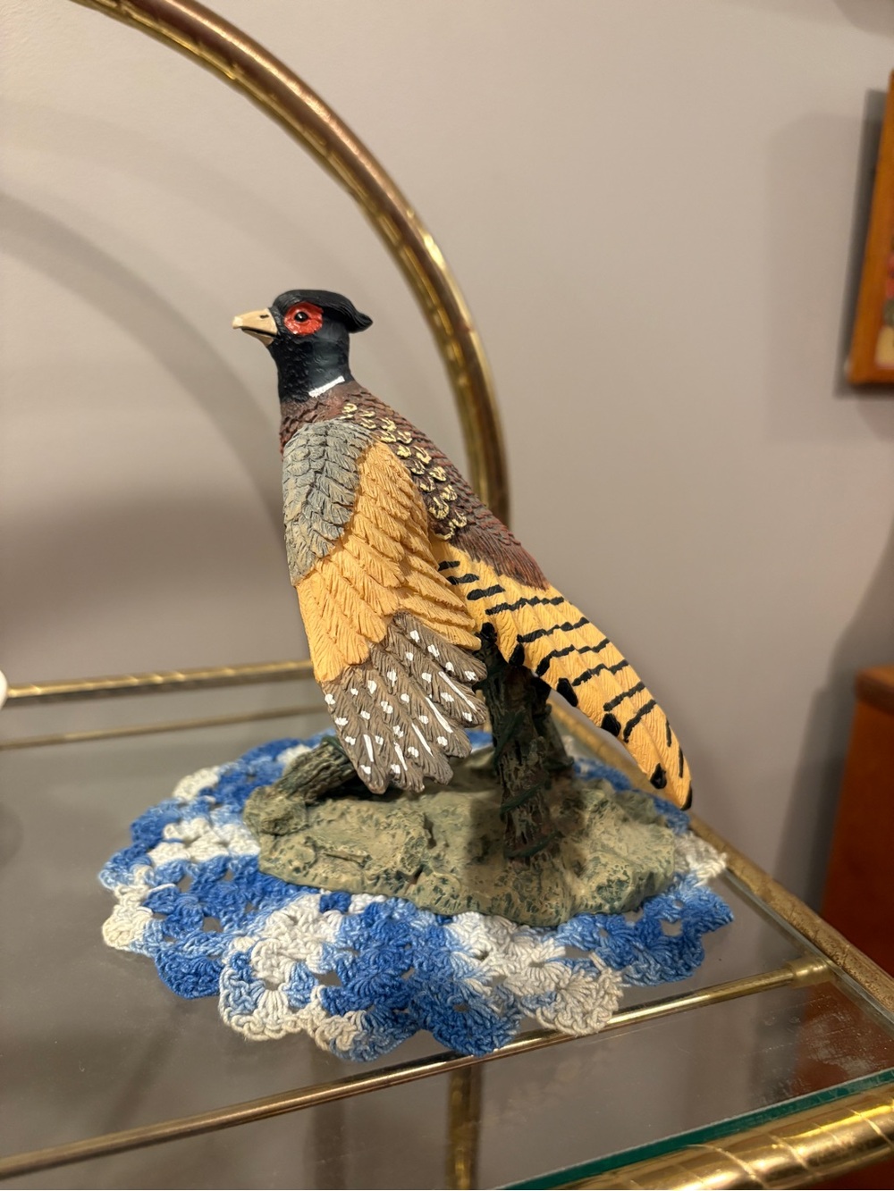 Resin Pheasant Figurine